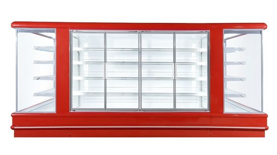 ซูเปอร์มาร์เก็ตแนวตั้งตู้เย็นแบบเปิด Multideck Chiller